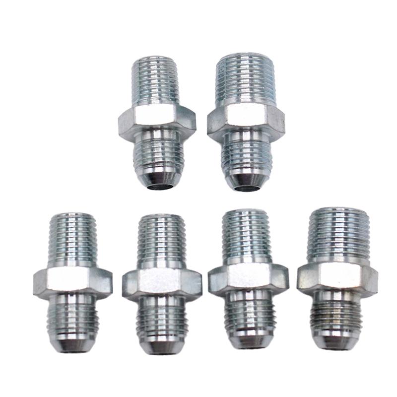 A16P-Transmission Cooler Oil Pipe Line Set 2Pcs 52" Length SS Hose Kit For Chevy For Ford GM GMC, Buick Cadillac TH350 700R4 TH4