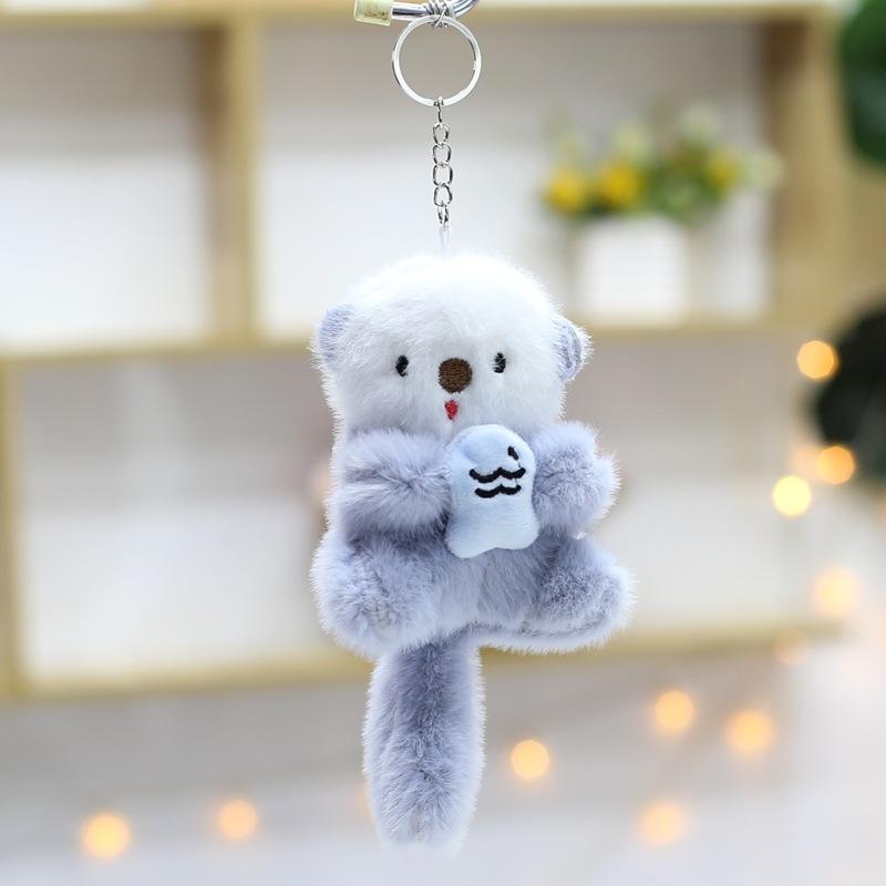 

Плюшевые игрушки, Маленькие подвески, Куклы выдры, Милые, Ленивые мешки, Подвеска-брелок, Куклы 11cm