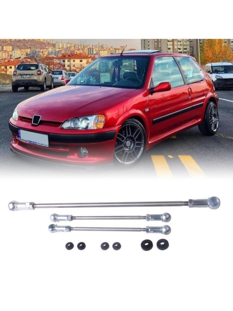 Gear Linkage Push Rods Kit for 106 Saxo 245283 Replacement Gear Linkage Rod Kit Car Links Rod Gaskets Kit