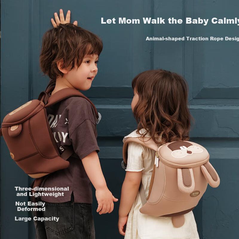 Zoy Zoii Toddler Backpack for Ages 2-6, Kindergarten Bag, Baby Anti-Lost Cute Lightweight Schoolbag,
