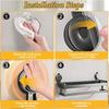 2026 New Suction Cup Storage Rack, Shower Shelves for Inside Shower No Drilling,Large Capacity Removable Bathroom Storage Rack