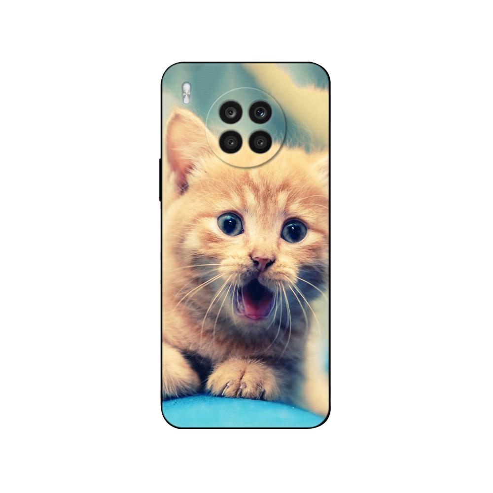 For Honor 50 Lite Case 6.67inch Silicon Back Cover Phone Case For Huawei Honor 50 Lite Case Bumper 50Lite Light Black Tpu Case