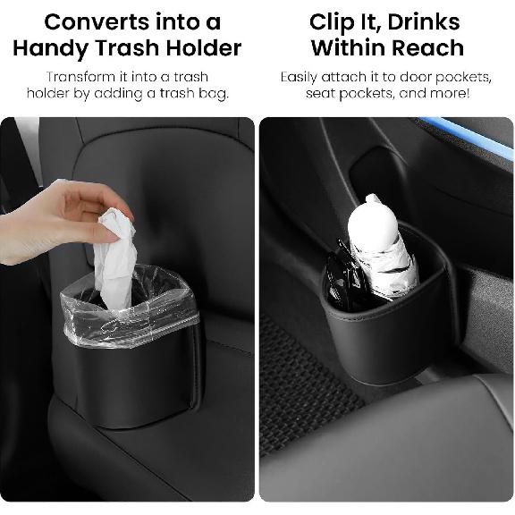Universal Car Door Cup Holder Box Back Clip Design Drink Rack Storage Bin Car Seat Back Water Cup Box Organizer Pocket Cup Holders 5