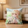 GGenshin Lumine Impact  Pillow Case Cushion Cover Throw Pillow Case For Car Sofa