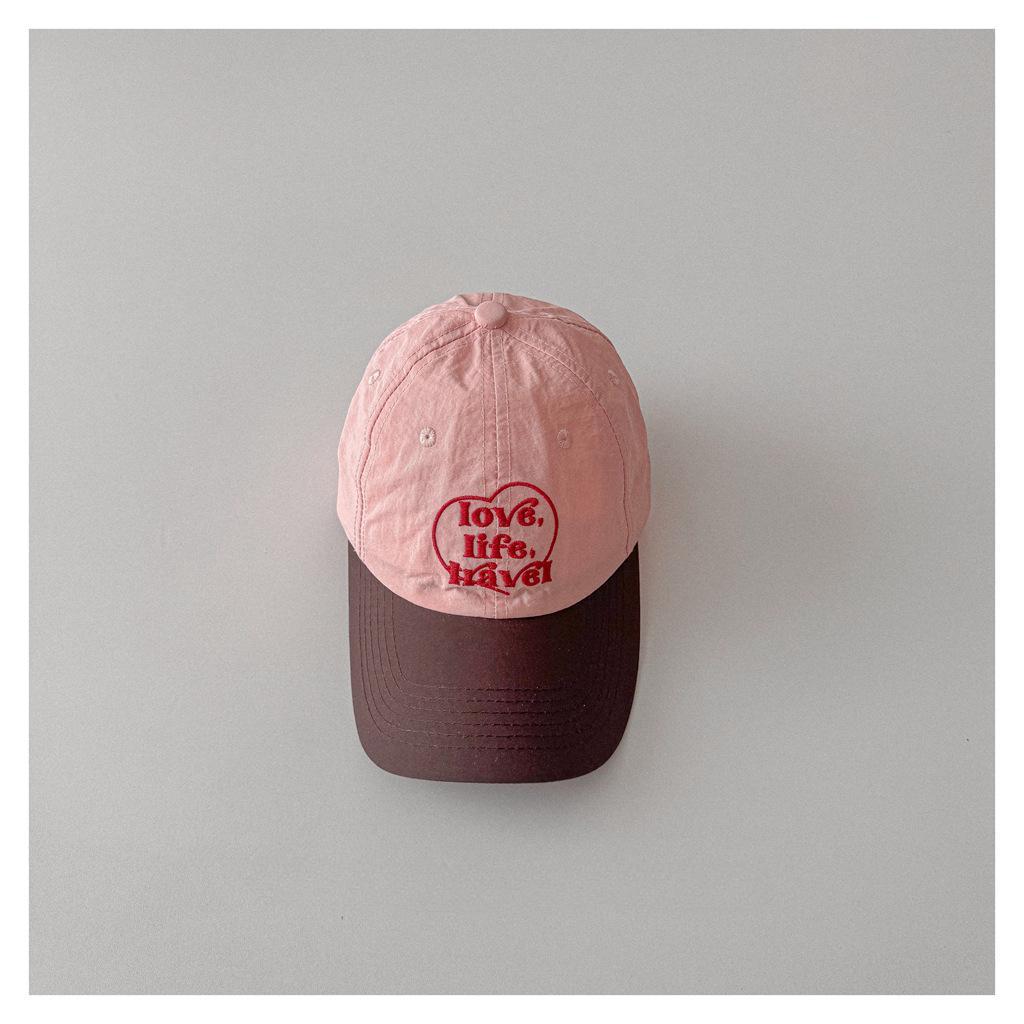 

Летняя новая детская модная бейсболка от солнца в сочетании цветов, трендовая детская кепка в стиле ретро с вышивкой букв, универсальная кепка