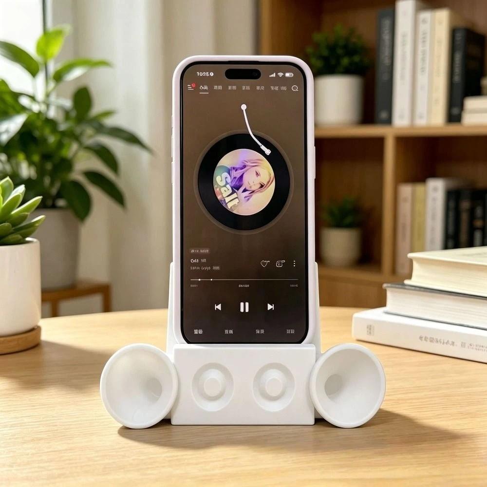 Creativity Loudspeaker Phone Holder 3D Printing Universal Phone Holder  For Home Office