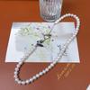 Collana clavicola con perle d'acqua dolce di lusso leggero 2024 - Design elegante e squisito per donna