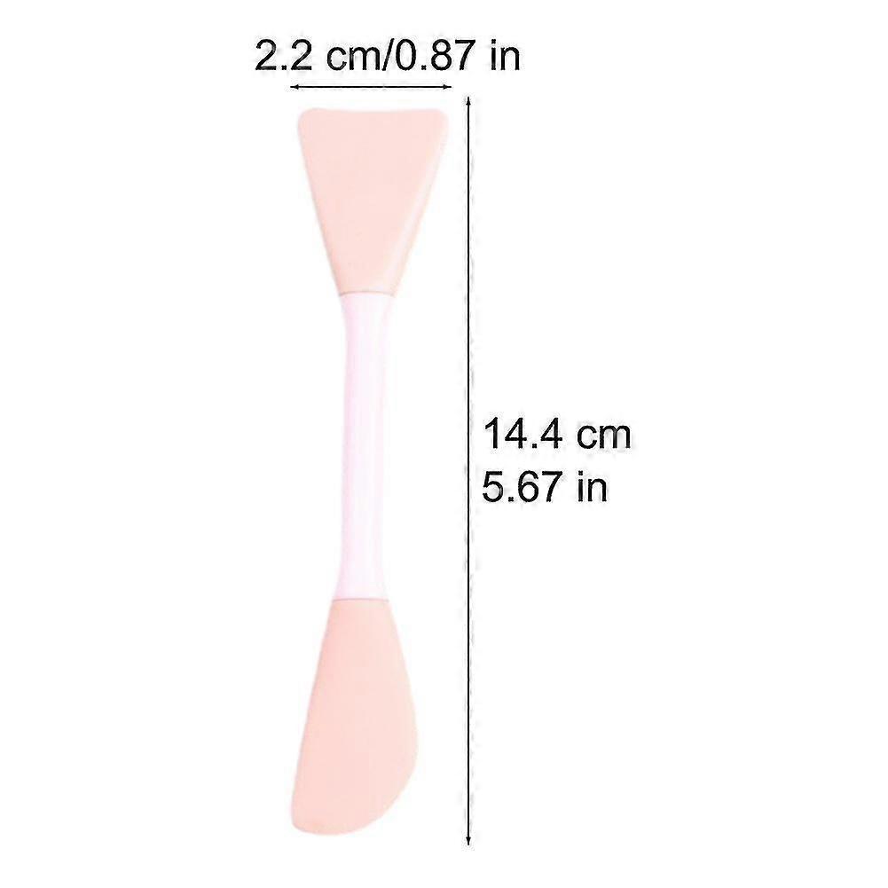 4pcs Facial Applicator Bathroom Home Mask Brush Flat Reusable Double Ended Cream