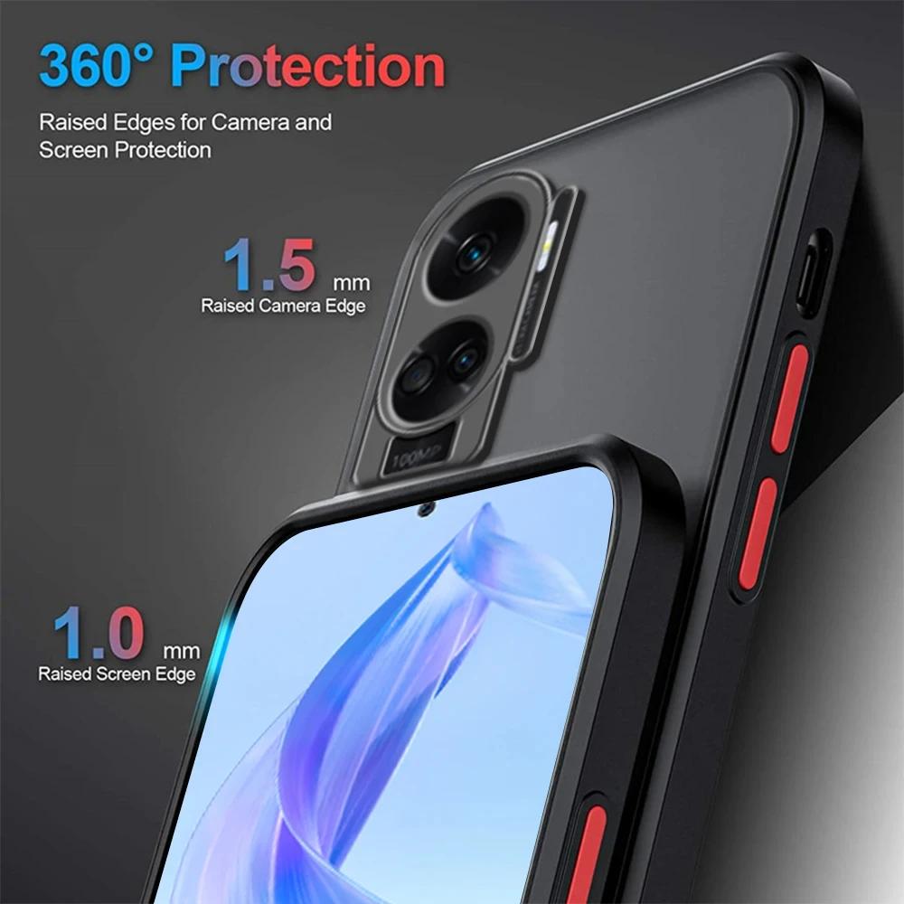 Shockproof Armor Case For Honor 90 Lite 80 70 60 50 Pro Funda For Honor Magic 6 Lite X8 X9B X7 X9A X8A Matte Bumper Phone Cover