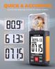 TopTes TS-301 Anemometer: Handy Anemometer with Large LCD Screen, High Precision, Easy Operation, 6 Measurement Units, Suitable for Drone Flights, Out