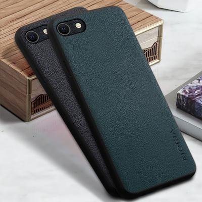 Pouzdro pro iPhone SE 2022 2020 Kryt na telefon Funda Capa Jednobarevné Business Pu Kožené provedení