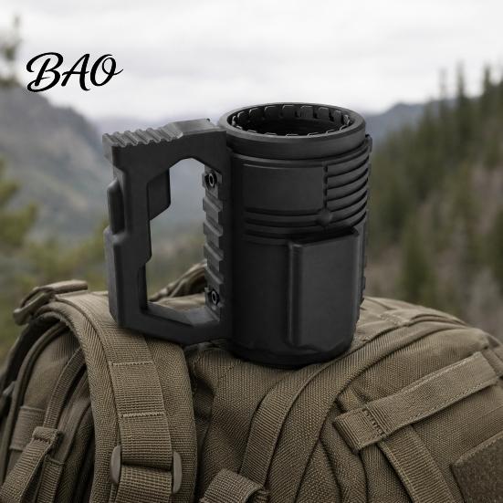 Tactical Gear for Drinks Assault Beer Can Holder, Beverage Sleeve, 3D Printed Assault-Style Cup Sleeve Insulation with Quick Reload Pop-up System 12oz