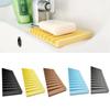 Non-slip Sink Mat Heat-resistant Dish Drain Pad Self-Draining Sink Protector  Drawer Liner