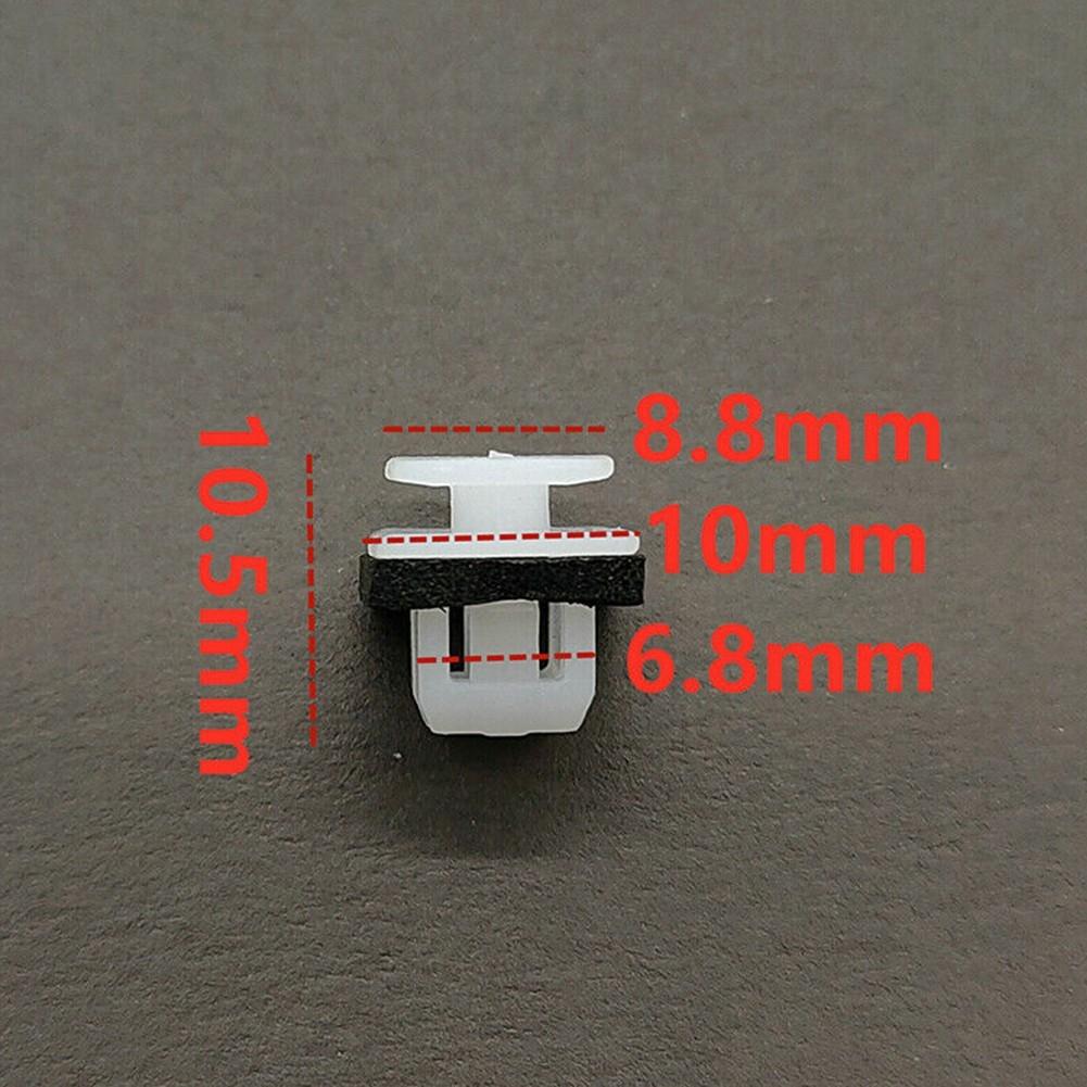 10pcs Set Clips Car For Honda Plastic Side Sill Skirt