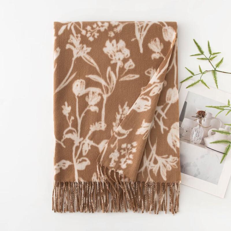 Ailanhui Jia WJ Couple's Imitation Cashmere Printed Scarf