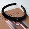 High Grade Dark Red Velet Autumn Winter Hairbands for Girls and Women Headwear Hair Bands Hair Accessories