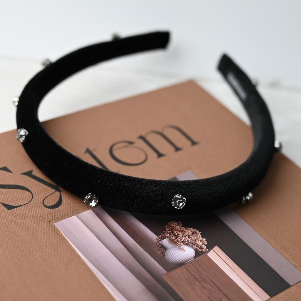 High Grade Dark Red Velet Autumn Winter Hairbands for Girls and Women Headwear Hair Bands Hair Accessories