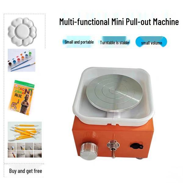 Children s Mini Pottery Wheel Ceramic Machine Clay Toy