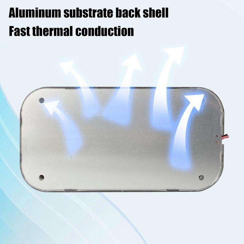 RV Ceiling Light Auto Ceiling Reading Interior Wired Lamp High Lumens Trunk Lighting RV Accessories For Traveling Camping