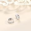 Water Ripple Ear Buckle Women's Simple Car Flower Ins Cold Wind Versatile Daily Commuter Earrings Women