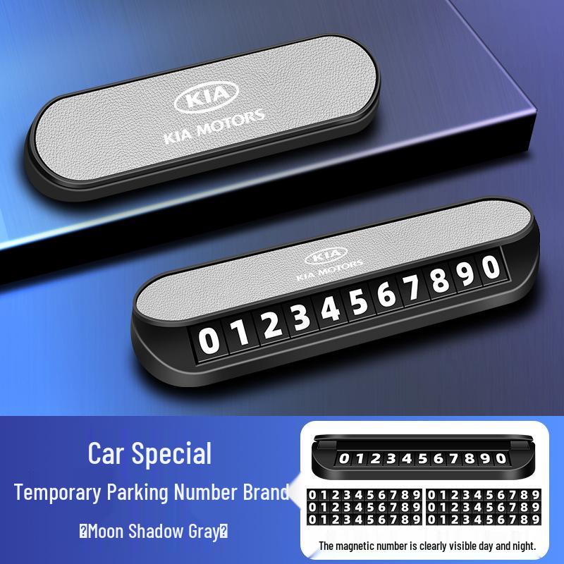 Temporary Parking Number Plate for Kia K3/K5/EV5/Seltos/Soul/Sportage
