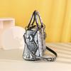 Python Skin Pattern Women's Handbag, Single-shoulder Crossbody Small Square Bag, High-end Classic Women's Bag, Princess Diana Bag
