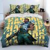 3D VALORANT Spiel Gamer Cartoon Bettdecke Bettwäsche Set Bettbezug Bett Set Steppdeckenbezug Kissenbezug King Queen Size Bettwäsche Set Jungen
