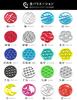 Golf Marker Marker That Brings Good Product LUCK Mizuhiki Concentration Gift the Face Steel 40mm Coral Red To Hat Project [Metal Luck] Name #GOOD