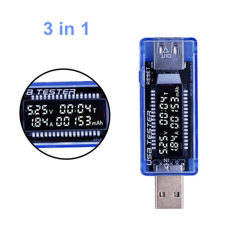 

Voltage Meters Current Voltage Capacity Battery Tester USB Volt Current Voltage Doctor Charger Capacity Tester Meter Power Bank