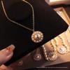 Vivienne Westwood Diamant Halskette & Ohrstecker Set – Modisches Pavé-Design