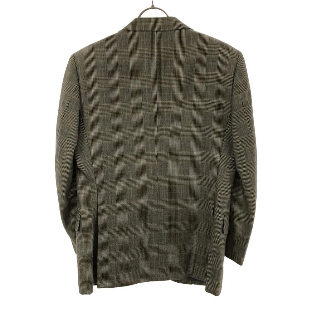 Burberrys Veste tailleur en laine à motif Prince de Galles années 90 Beige x noir Homme Vieux Occasion