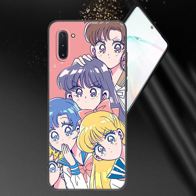 Anime Sailor Moon Telefon Fall Für Samsung M30 M31 S Hinweis 10 Lite 20 M04 M13 M32 M14 M23 M33 M34 M42 m52 M53 M54 M11 M12 M21 M22