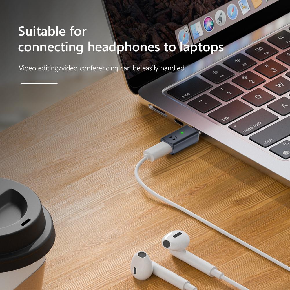 MFi Certified Headphone Cable Converter Type C To 8 Pin Audio Converter Headphone Earphones Converter for iPhone 15 iPad MacBook