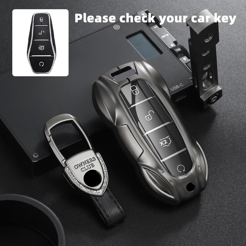 

Metal Car Remote Key Cover Case Holder Shell Styling For Byd New Atto 3 Qin L Song Plus Dmi Han Tang Dolphin Seal U Ev Sealion