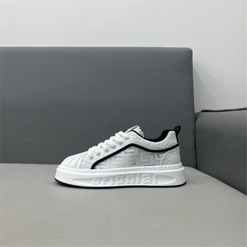 Letnie nowe sznurowane muszelkowe główki grube podeszwy wygodne sportowe i rekreacyjne modne buty typu board shoes 1