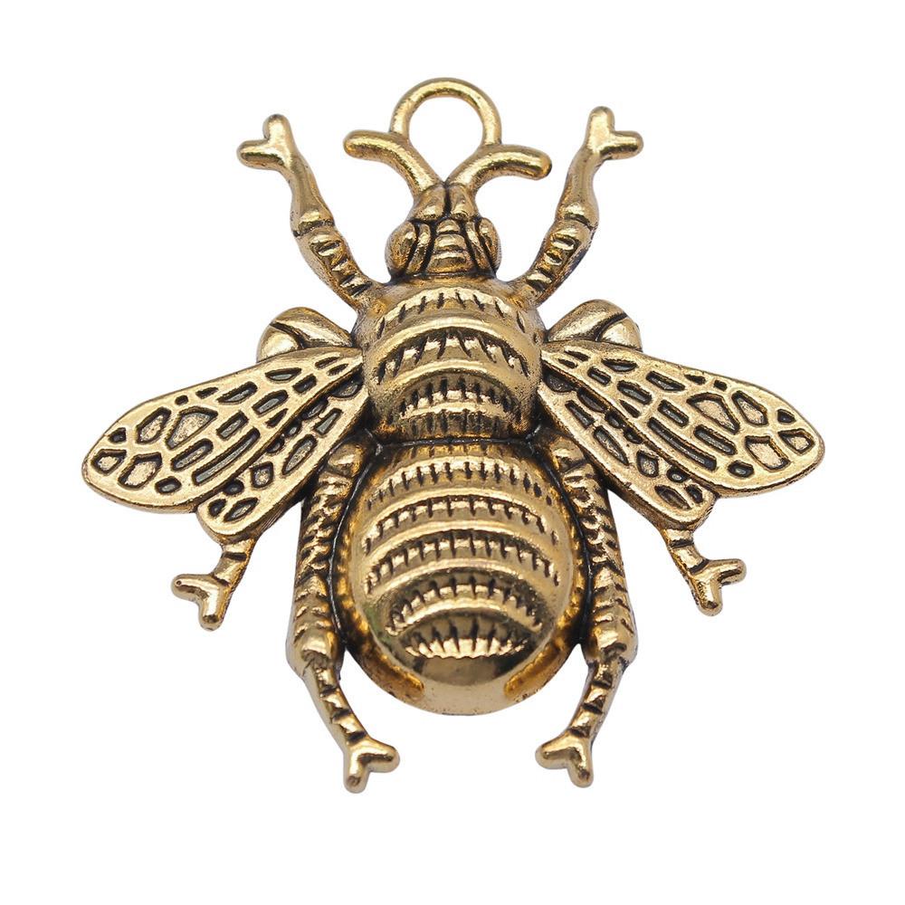 Large Pendants Bees Honeycomb Charms For Bee Themed DIY Jewelry Making