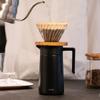 HARIO Insulated Pot, Ceramic Coated, Vacuum-Insulated, Double-Layer, Keeps Freshly Brewed Coffee Tasty, 600ml Capacity, Black, Gift Wrapping