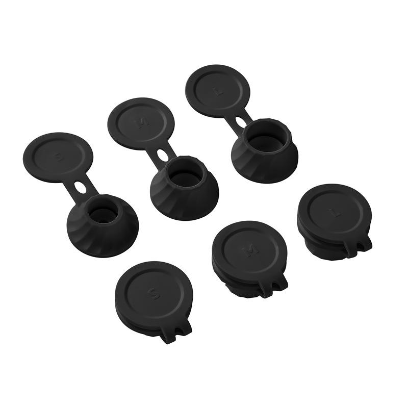 

6pcs Leak-Proof Silicone Bottle Lids – Flip-Top Airtight Design, Multi-Functional Upside-Down Storage for Kitchen & Bathroom