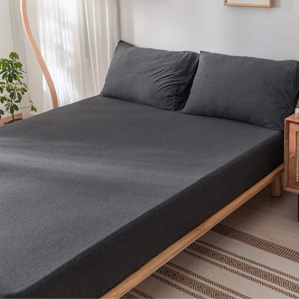 Simple Solid Color Mattress Three-Piece Digital Printing Mattress Three-Piece Bedding Set Adult Children