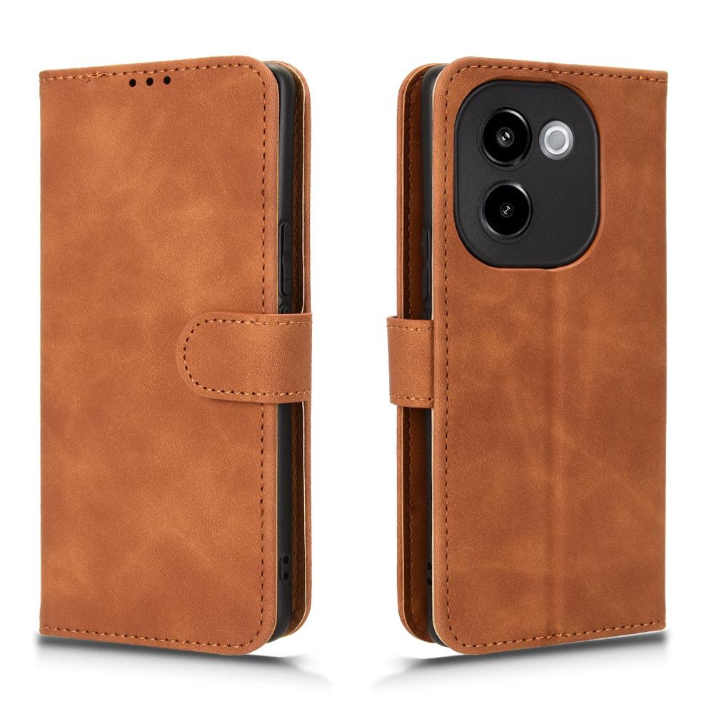 VIVO Y200 5G Leather Business Phone Case with Card Slot - Skin-Feel Protection