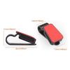 Car Glasses Holder Universal Car Visor Sunglasses Holder Clip Leather Eyeglasses Hanger and Ticket Card Clip Eyeglasses Mount