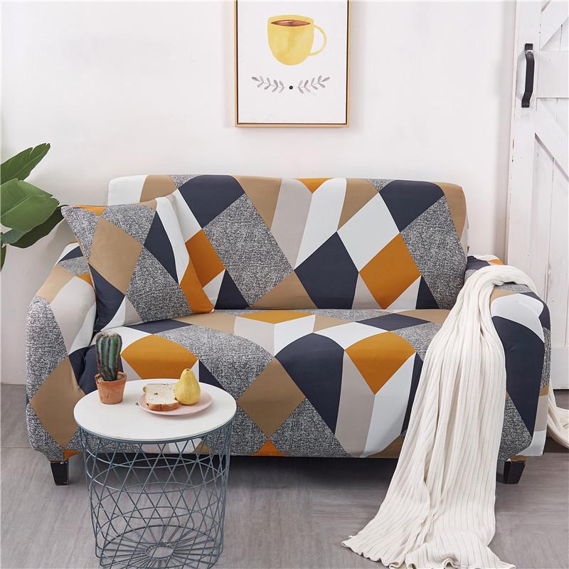 Elastic Universal Sofa Cover for Single, Double, or Three-Seat Sofas, All-Inclusive Cushion Protector.