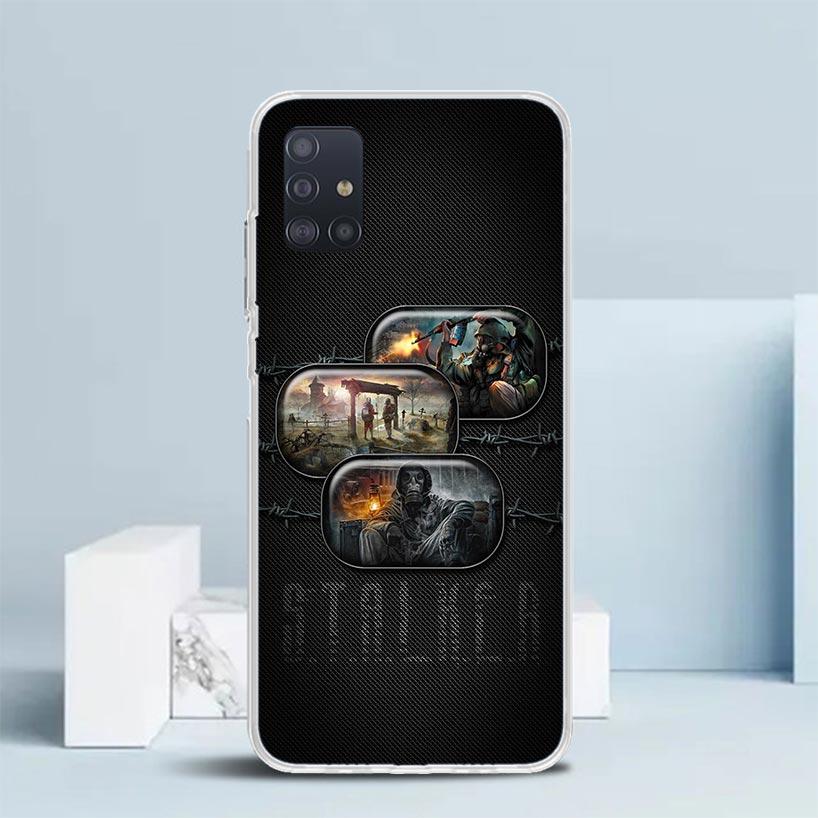 Game S-Stalker Soft Cover for Samsung Galaxy A12 A22 A32 A52 A72 A02S Phone Case Note 20 Ultra 10 S10 Plus A51 A71 A50S A20S A10
