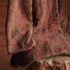 Retro Literary Chinese-Style Stand-Up Collar Frog Button Loose Cotton Coat for Women