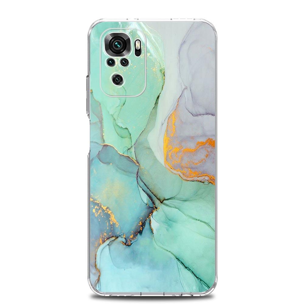 Marble Phone Case For Xiaomi Redmi Note 13 12 5G 9S 9 8 10 11 Pro Plus 4G 9T 13C 12C10C 9C 9A 7 Clear Cover