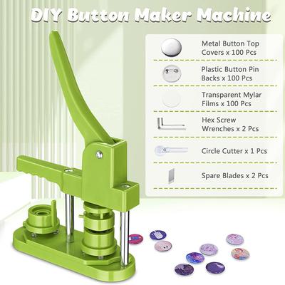 25/32/37/44/58MM Badges Set Small DIY Badge Press Maker Machine Household Badge Pin Button Maker Machine