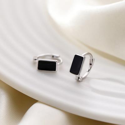 Square Ear Buckle Women's New Trendy Stud Earrings Summer Earrings Ins Cold Wind Earrings Ear Jewelry