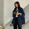 Vintage Brown Blazer Women Elegant Official Ladies Spring Autumn Fashion Long Sleeve Oversized Chic Casual Suit Jacket