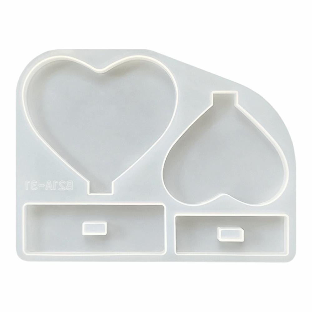 Durable Silicone Mold Heart Shape Crafts Casting Molds Resin Mold  Valentine's Day Gift