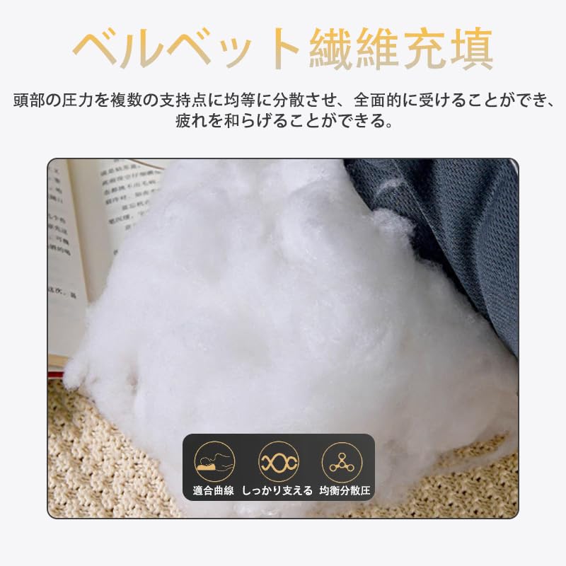 Memory Foam Pillow, Tossing and Turning, Neck Relief, Straight Neck Support, Soft Pillow for a Comfortable Sleep, Hotel-Quality, Breathable,